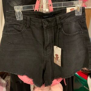 New with tags high waisted black shorts